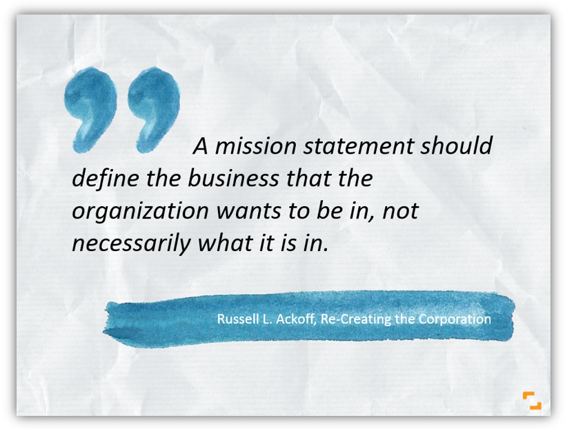 company mission statement on creative slide prezentio PowerPoint