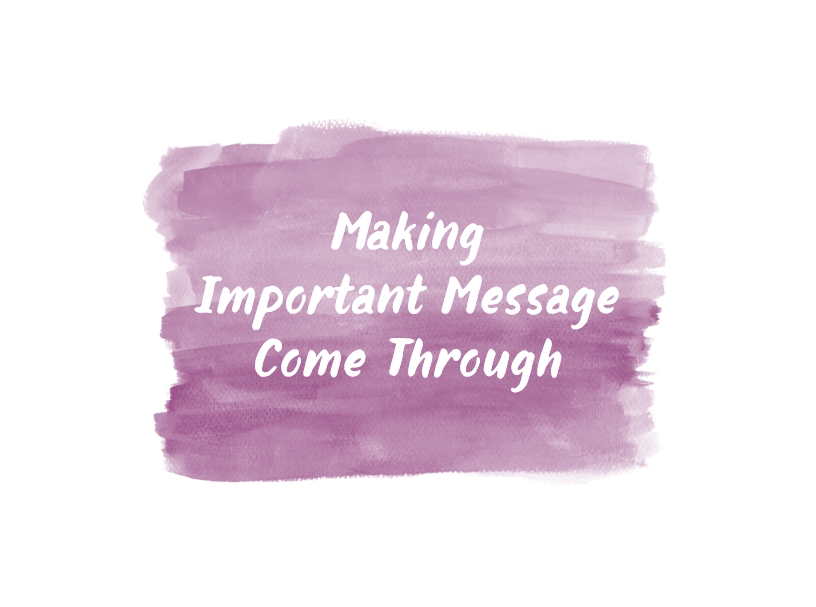 How to Present Important Message to Come Through [PowerPoint Q&A]