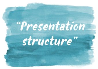 the presentation structure does not often contain