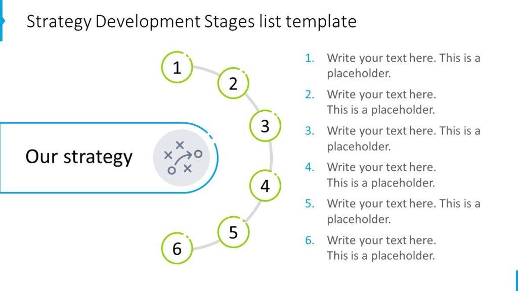 Graficzna lista z poziomami slajd PowerPoint