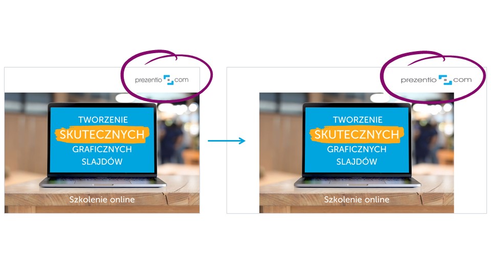 deformacja elementów na slajdzie przy zmianie formatu slajdu PowerPoint