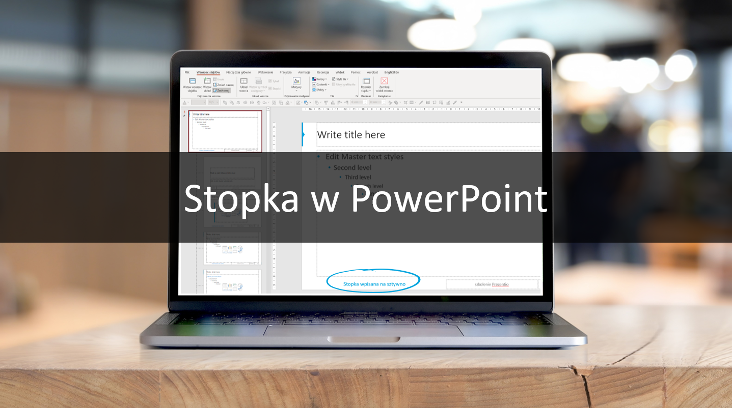 porady jak dodać stopkę w PowerPoint