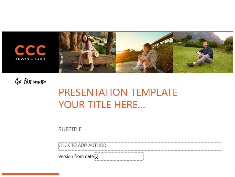 CCC PowerPoint Template & Slide Deck Design