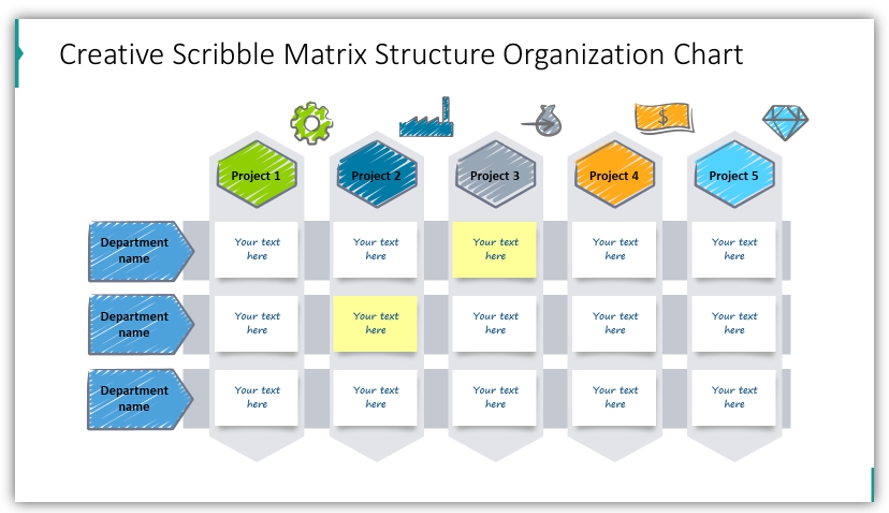 creative matrix slide PowerPoint